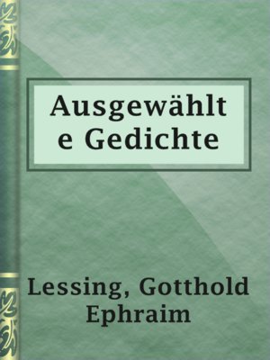 cover image of Ausgewählte Gedichte